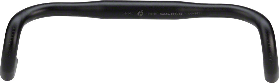 Salsa Cowbell Drop Handlebar - Aluminum, 31.8mm, 40cm, Black