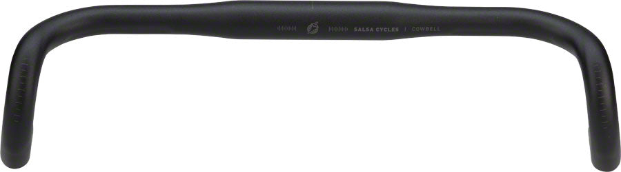 Salsa Cowbell Drop Handlebar - Aluminum, 31.8mm, 44cm, Black