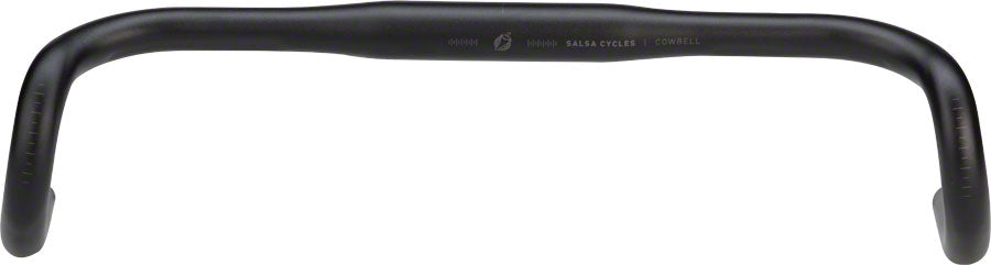 Salsa Cowbell Drop Handlebar - Aluminum, 31.8mm, 46cm, Black