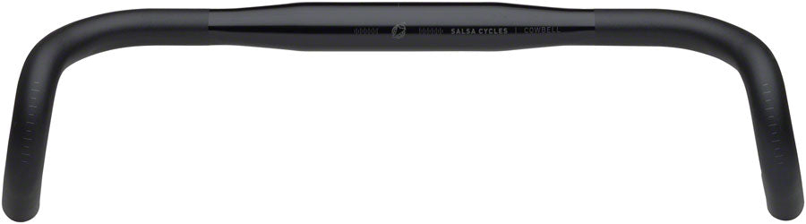 Salsa Cowbell Deluxe Drop Handlebar - Aluminum, 31.8mm, 46cm, Black