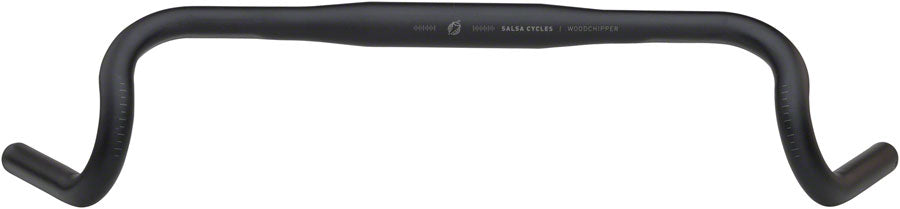 Salsa Woodchipper Drop Handlebar - Aluminum, 31.8mm, 46cm, Black