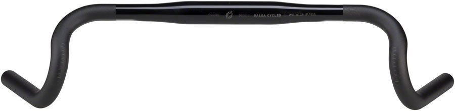 Salsa Woodchipper Deluxe Drop Handlebar - Aluminum, 31.8mm, 44cm, Black