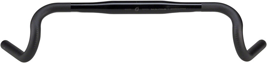 Salsa Woodchipper Deluxe Drop Handlebar - Aluminum, 31.8mm, 46cm, Black