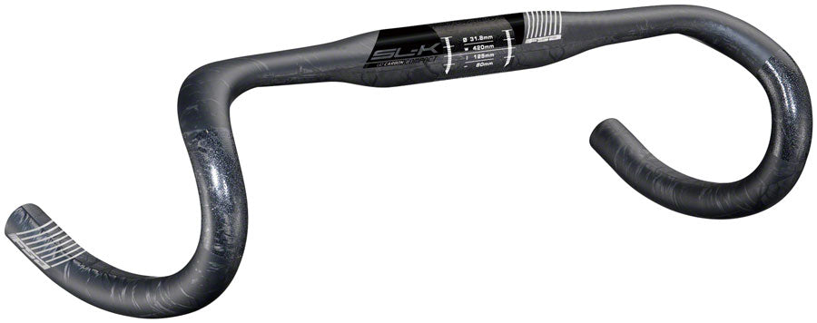 Full Speed Ahead SL-K Compact Drop Handlebar - Carbon, 31.8mm, 42cm, Black