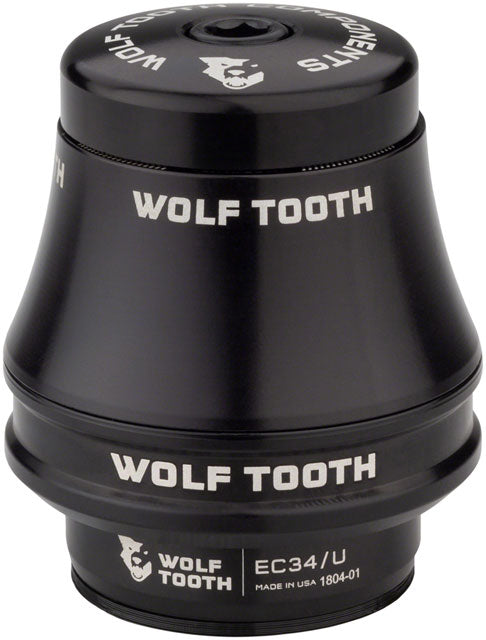 Wolf Tooth Premium Headset - EC34/28.6 Upper, 35mm Stack, Black