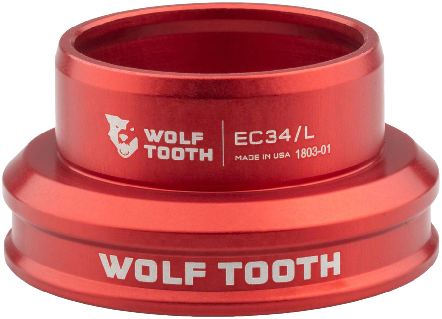 Wolf Tooth Premium Headset - EC34/30 Lower, Red