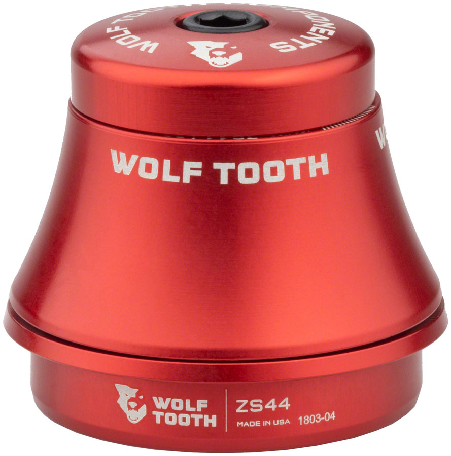 Wolf Tooth Premium Headset - ZS44/28.6 Upper, 25mm Stack, Red