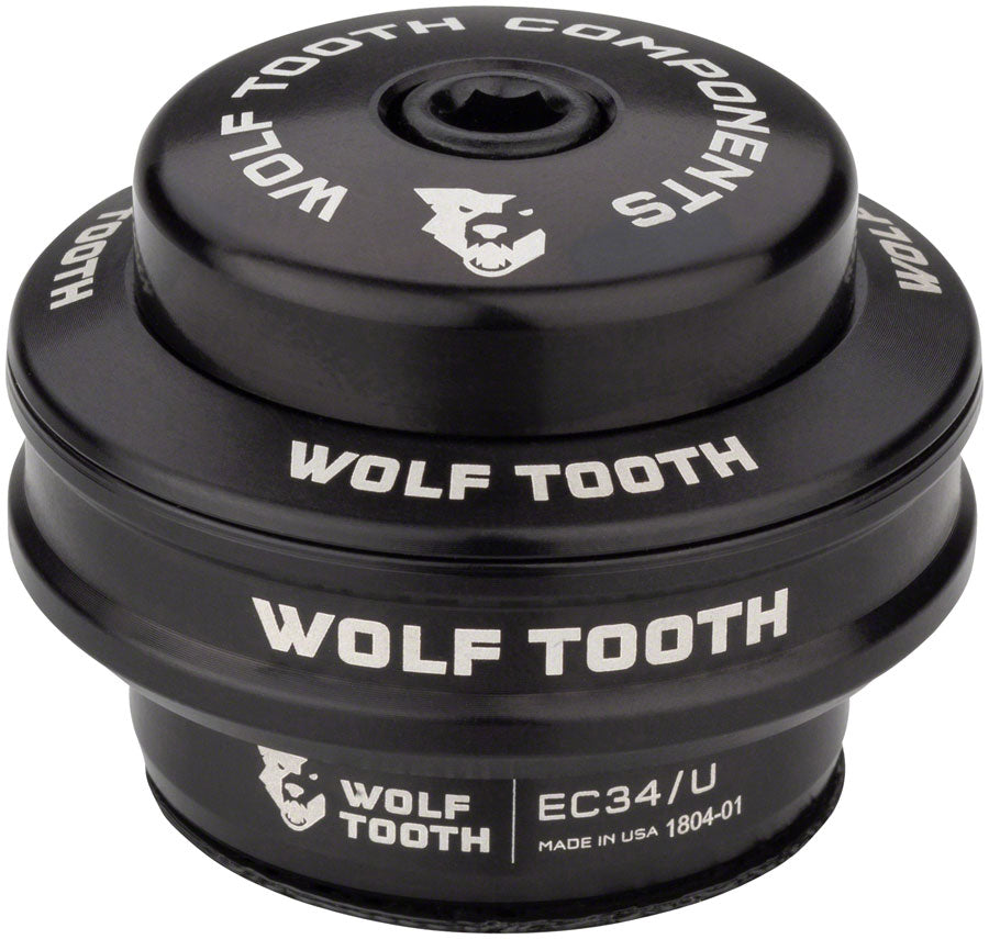 Wolf Tooth Performance Headset - EC34/28.6 Upper, 16mm Stack, Black