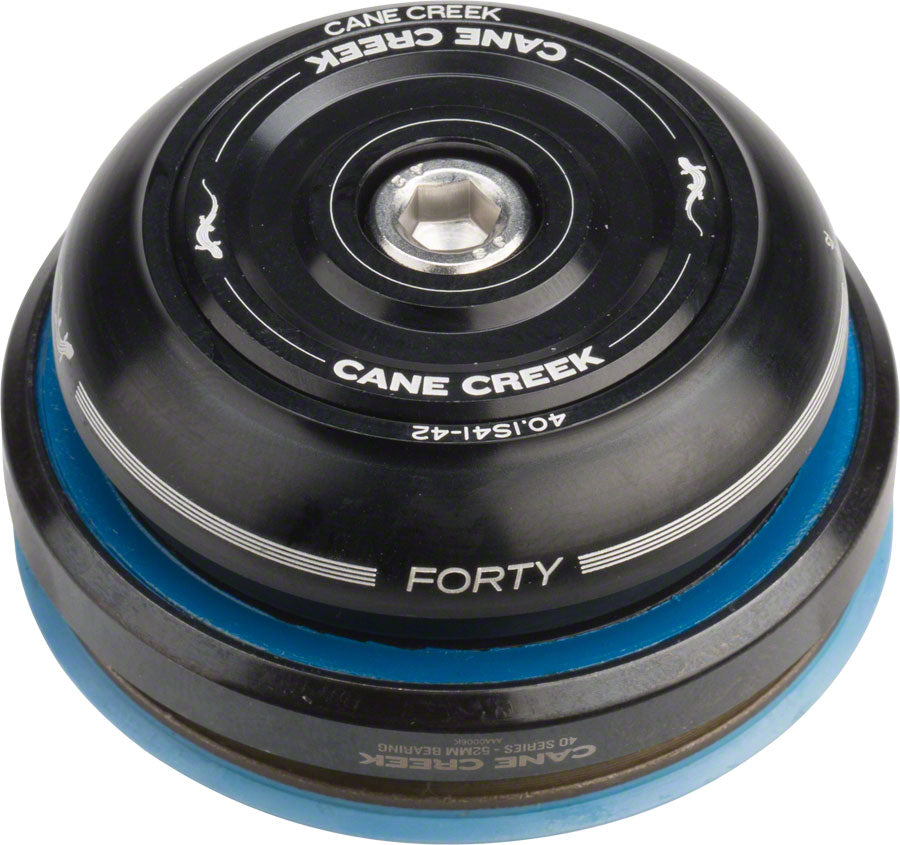 Cane Creek 40 IS42/28.6 IS52/40 Short Cover Headset, Black