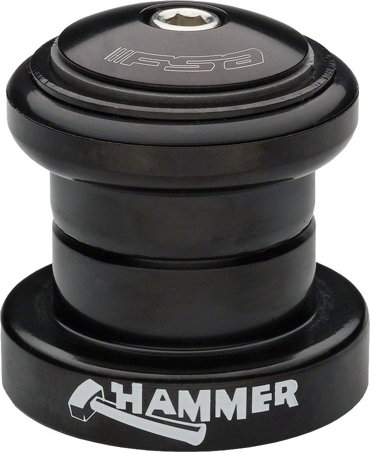 Full Speed Ahead Hammer 1-1/8" Heavy Duty Threadless Headset, Black