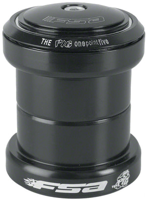 Full Speed Ahead Big Fat Pig 1.5" Threadless Headset, Black