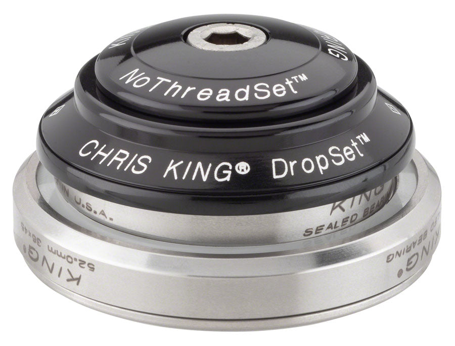 Chris King DropSet 3 Headset - 1-1/8 - 1.5", 41/52mm, 36 Deg, Black