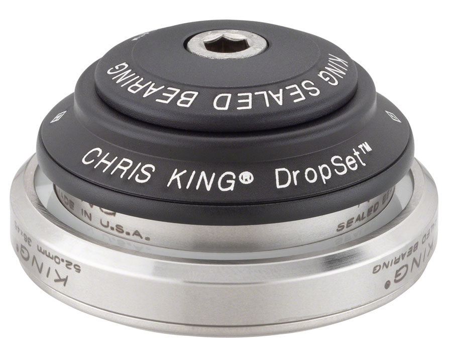 Chris King DropSet 3 Headset - 1-1/8 - 1.5", 41/52mm, 36 Deg, Matte Black
