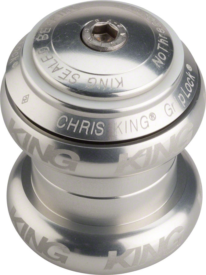 Chris King NoThreadSet Headset - 1-1/8", Sotto Voce Silver