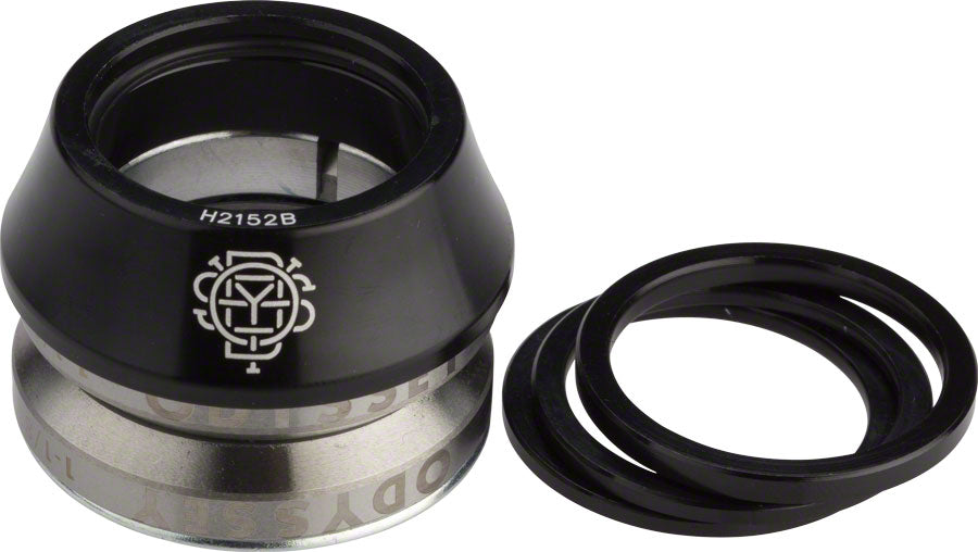 Odyssey Pro Conical Headset - Integrated, 1-1/8", 45 x 45, 12mm Stack, Black