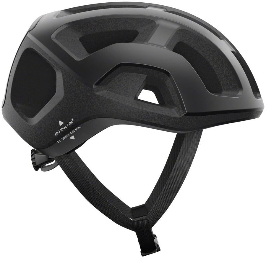 POC Ventral Lite Helmet - Uranium Black Matte, Large