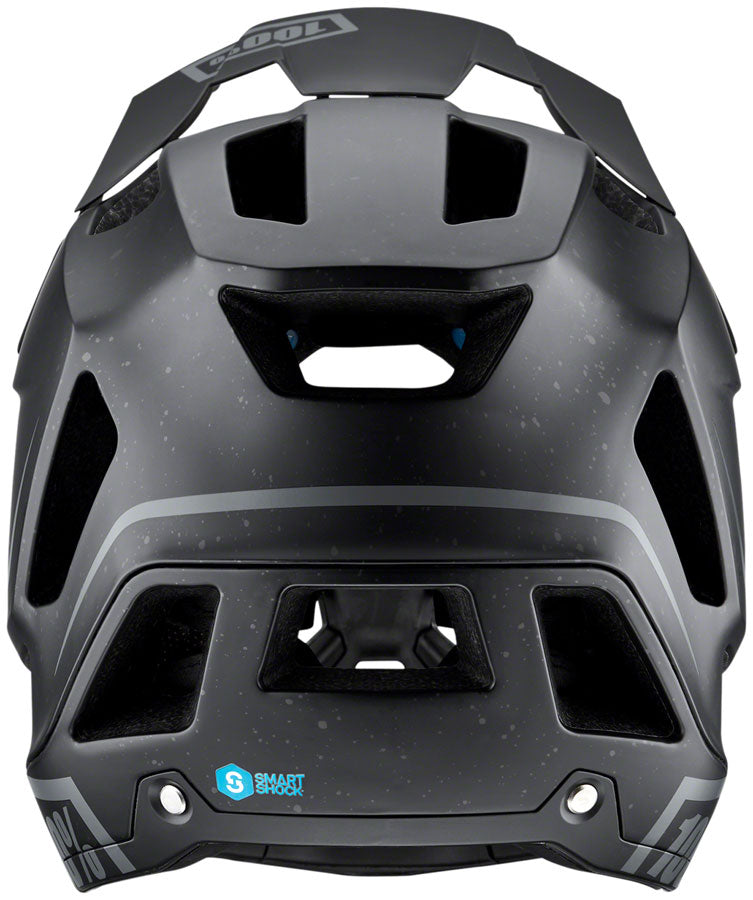 100% Trajecta Full Face Helmet with Fidlock - Black, Medium
