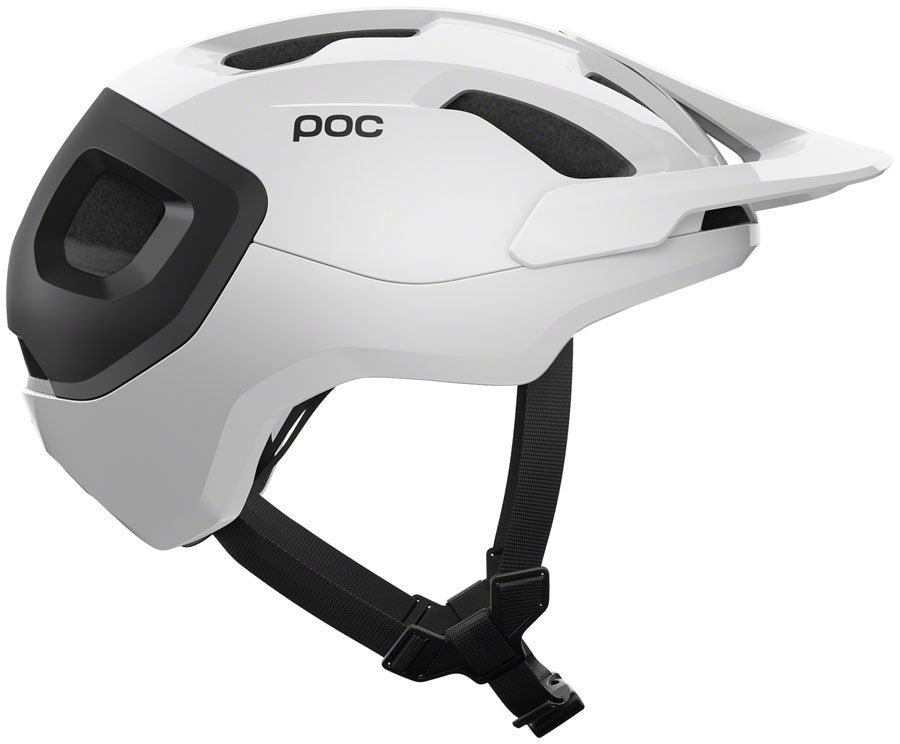 POC Axion Race MIPS Helmet - White/Black Matte, Medium