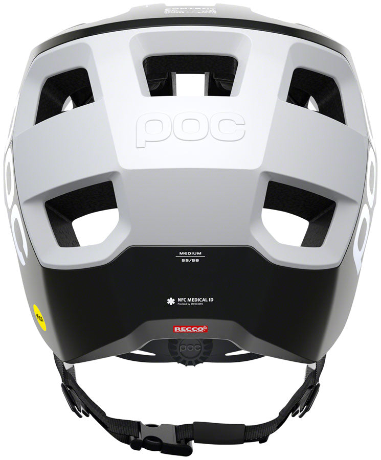 POC Kortal Race MIPS Helmet - Black/White, Medium/Large