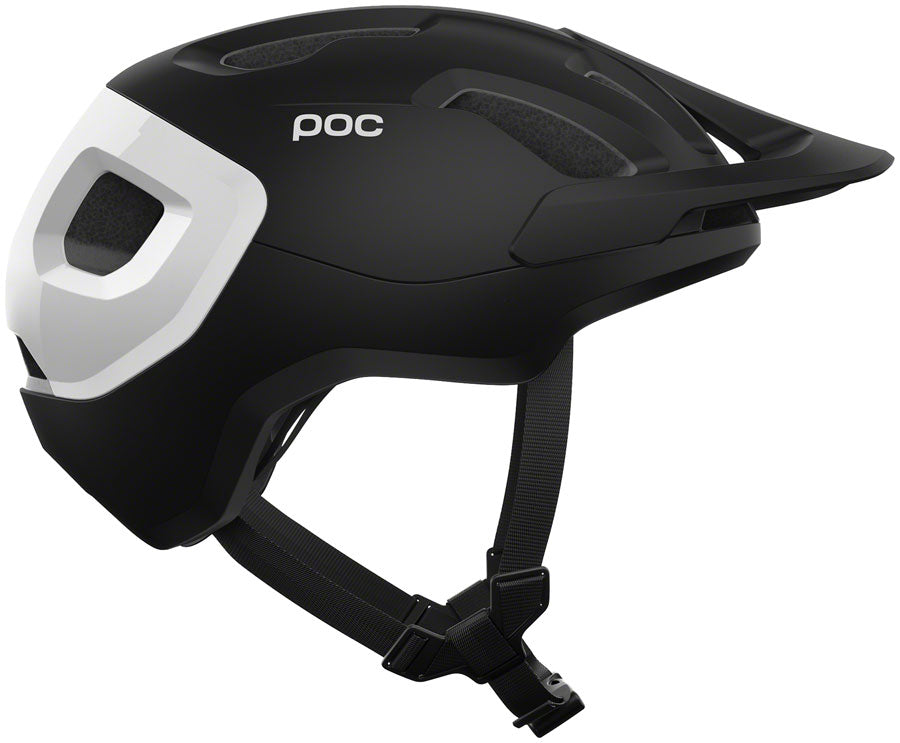 POC Axion Race MIPS Helmet - Black/White, X-Small