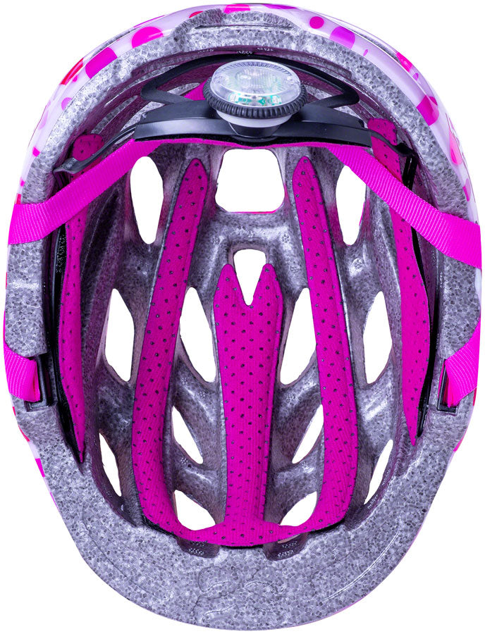 Kali Protectives Chakra Child Helmet - Confetti Pink, Lighted, Small