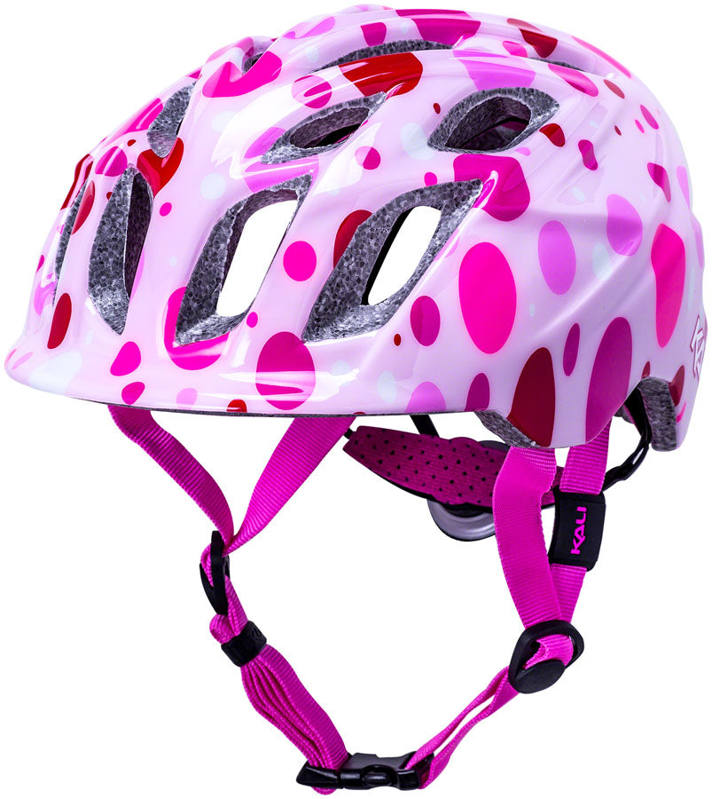 Kali Protectives Chakra Child Helmet - Confetti Pink, Lighted, Small