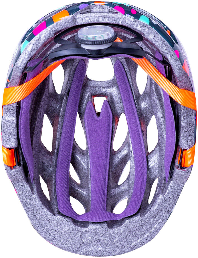 Kali Protectives Chakra Child Helmet - Confetti Teal, Lighted, X-Small
