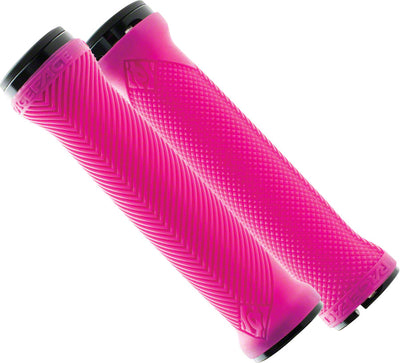 RaceFace Lovehandle Grips - Neon Pink, Lock-On