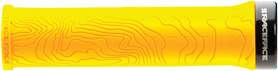 RaceFace Half Nelson Grips - Yellow, Lock-On