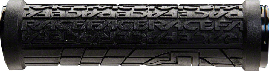 RaceFace Grippler Grips - Black, Lock-On, 33mm