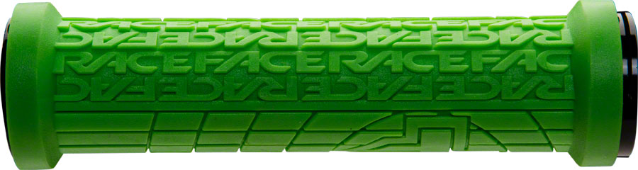 RaceFace Grippler Grips - Green, Lock-On, 30mm