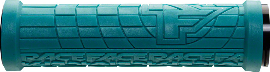 RaceFace Grippler Grips - Turquoise, Lock-On, 33mm