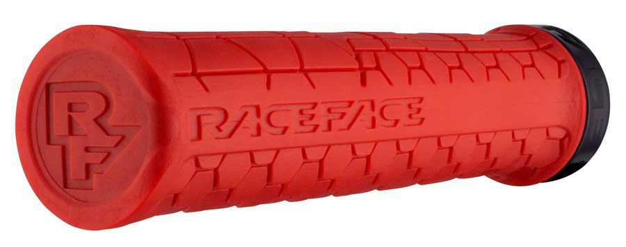 RaceFace Getta Grips - Red, Lock-On, 30mm