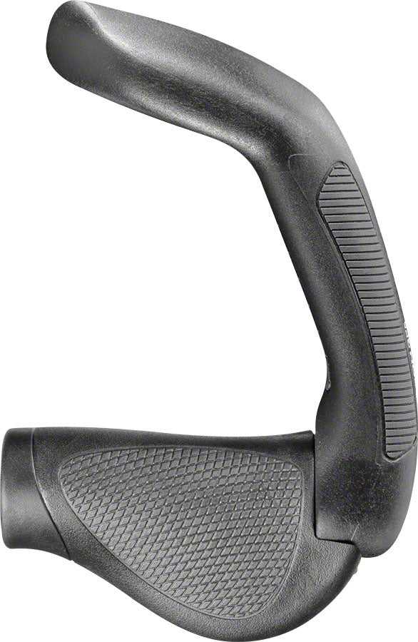 Ergon GP5 Grips - Lock-On, Twistshift, Large, Black/Gray