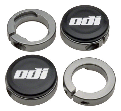 ODI Lock Jaw clamps w/ Snap caps Gray set/4