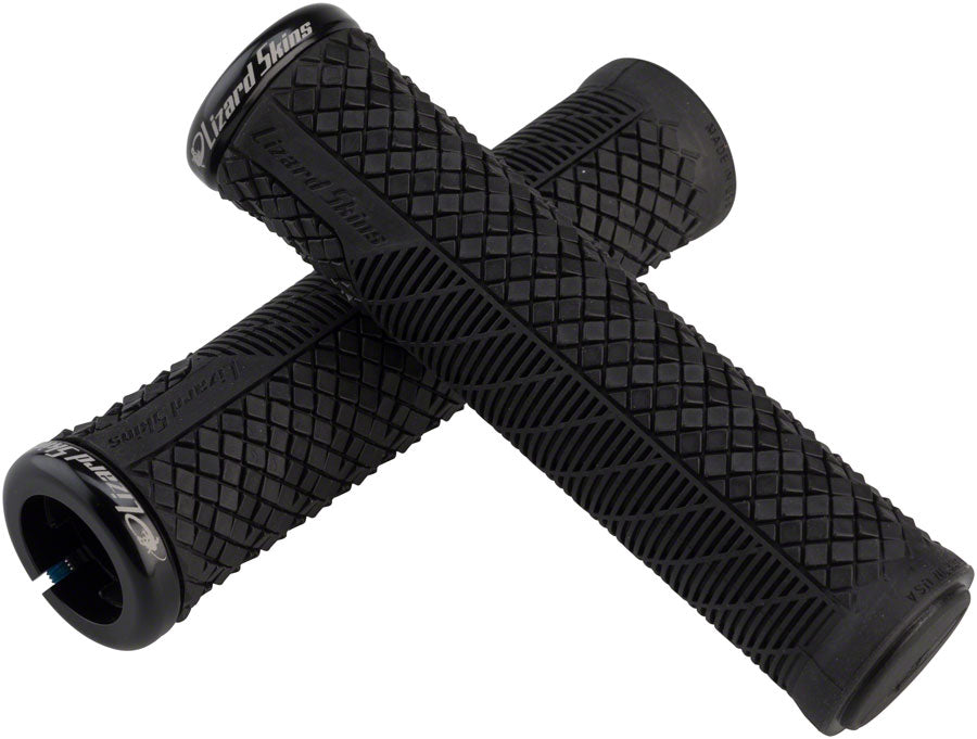 Lizard Skins Charger Evo Grips - Jet Black, Lock-On