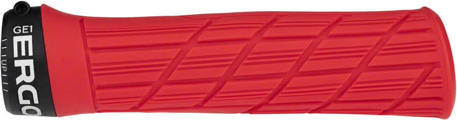 Ergon GE1 Evo Grips -Risky Red, Lock-On