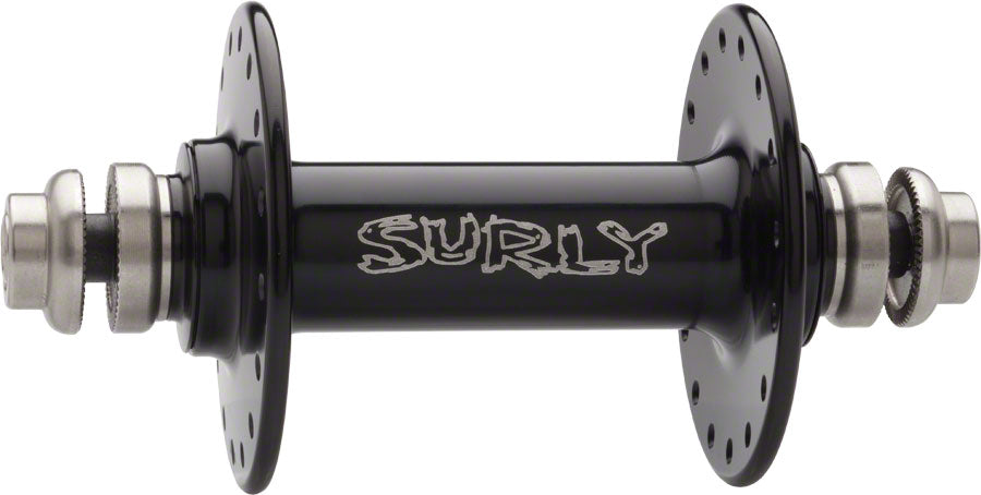 Surly Ultra New Non-Disc Front Hub - QR x 100mm, Rim Brake, Black, 32h