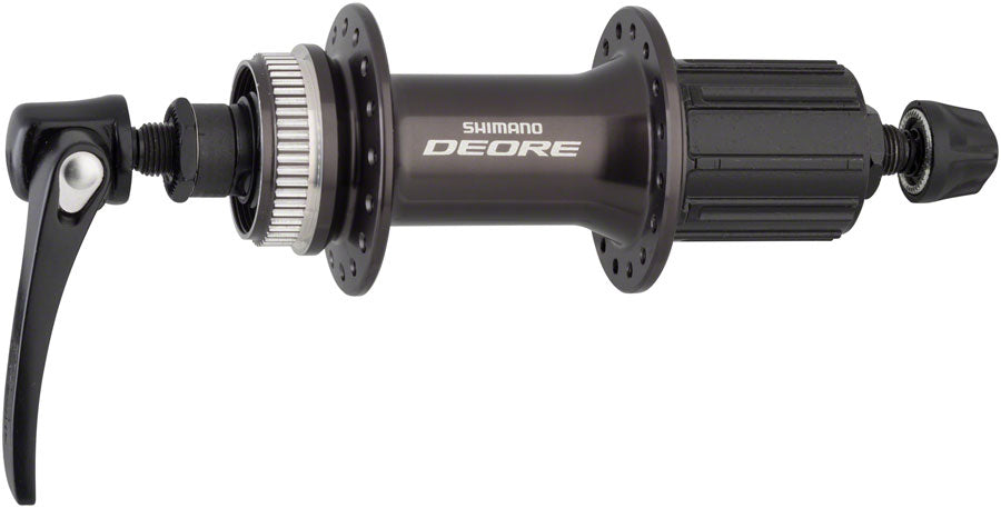 Shimano Deore FH-6000 Rear Hub - QR x 135mm Center-Lock HG10 Black 32H
