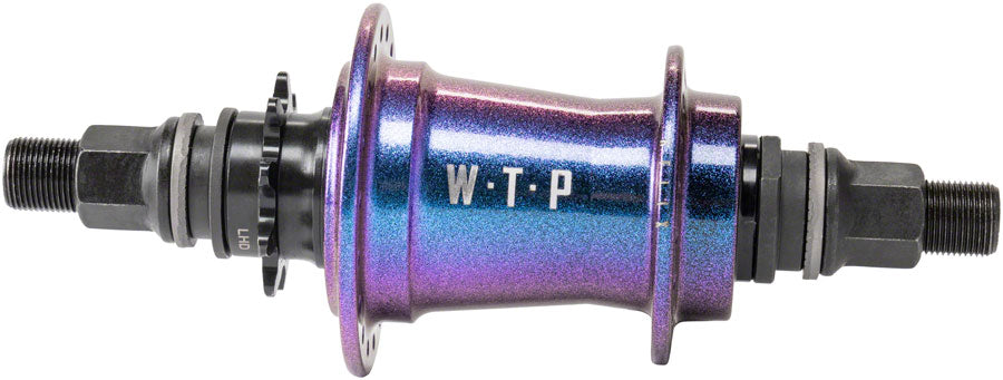 We The People Helix Rear Hub - Freecoaster, 14mm, 36H, 9T, Left Side Drive Galactic Purple