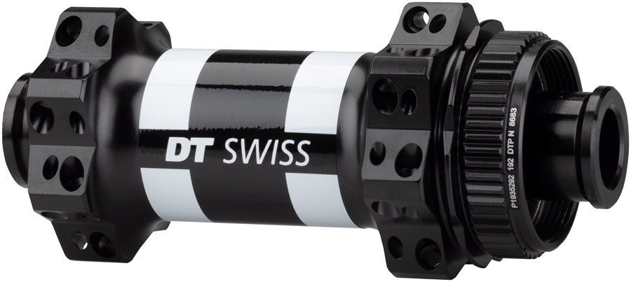 DT Swiss 350 Front Hub - 12 x 100mm, Center-Lock, Black, 28h, Straight Pull