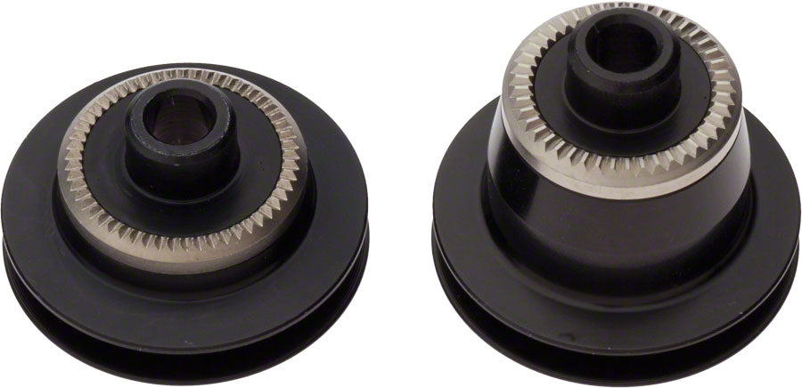 DT Swiss 15mm Thru Axle to 5mm QR conversion end caps for 2011+ 240 Centerlock hubs