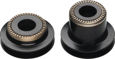 DT Swiss 5mm QR to 9mm Thru Bolt conversion end caps for pre-2010 Center Lock 240 front hubs