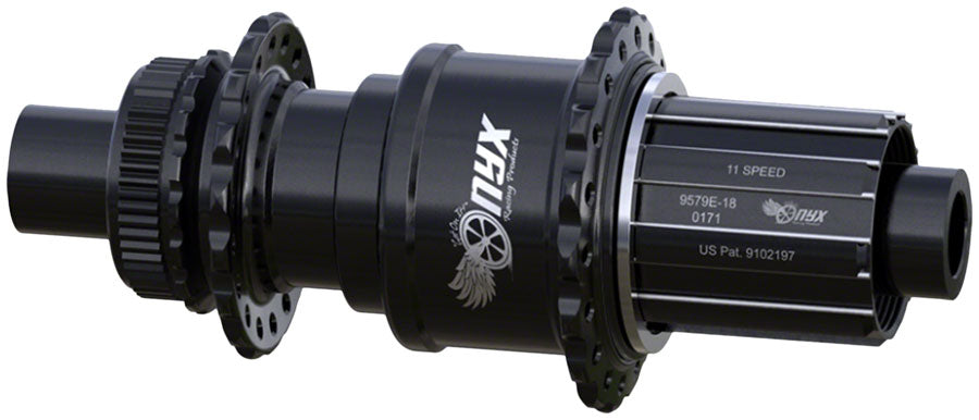 Onyx Vesper Rear Hub - 12 x 142mm, Center-Lock, Black, 24H, HG 11