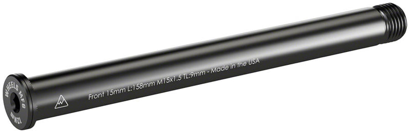 Wheels Manufacturing Front Thru Axle - M15 x 1.5 x 9, 158mm