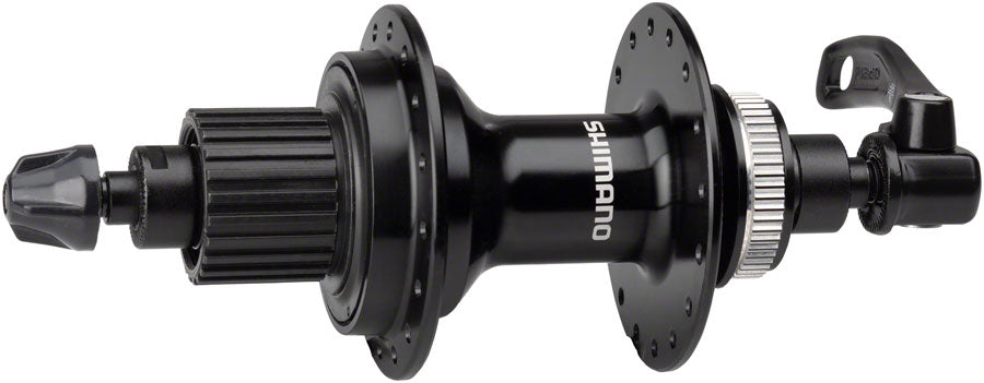 Shimano FH-MT500 Rear Hub - QR x 135mm, Center-Lock, Micro Spline, Black, 32H