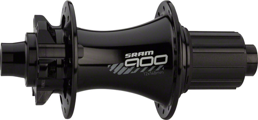SRAM 900 Rear Hub 28H 6-Bolt Disc Black, 9/10/11-Speed Driver Body 12x148mm Boost Compatible A1