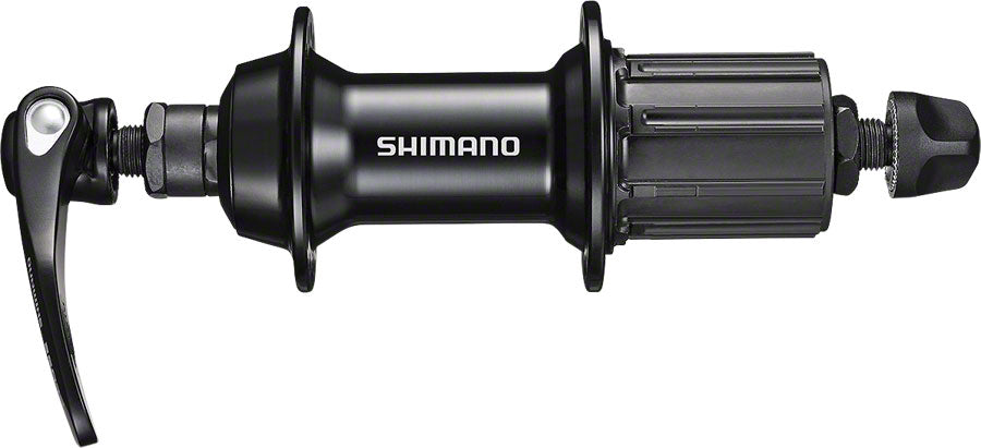 Shimano FH-RS400 Rear Hub - QR x 130mm Rim Brake HG 11 Road Black 32H