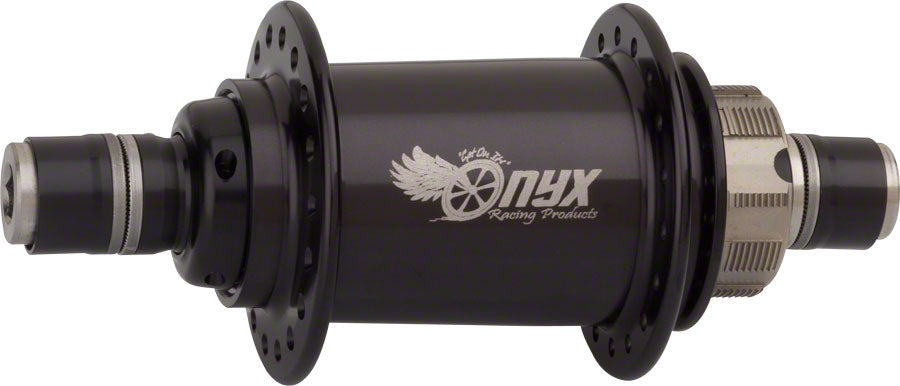 Onyx BMX Pro Rear Hub - 3/8", 10 x 100mm, Black, 28H