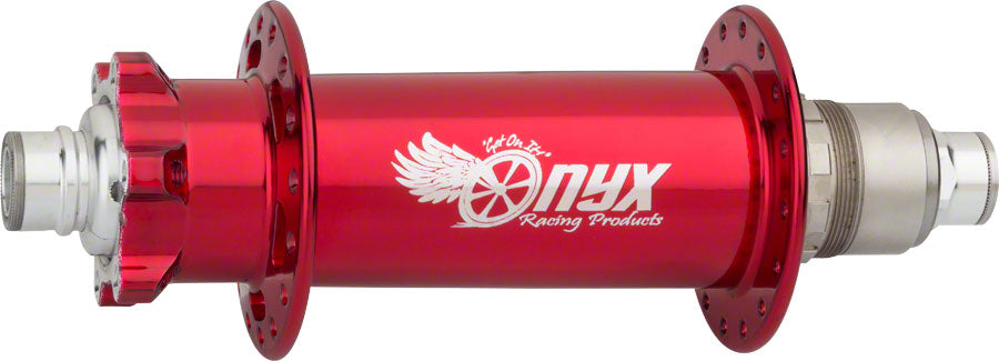 Onyx Fat Bike Rear Hub - 12 x 197mm, 6-Bolt, XD, Candy Red, 32H